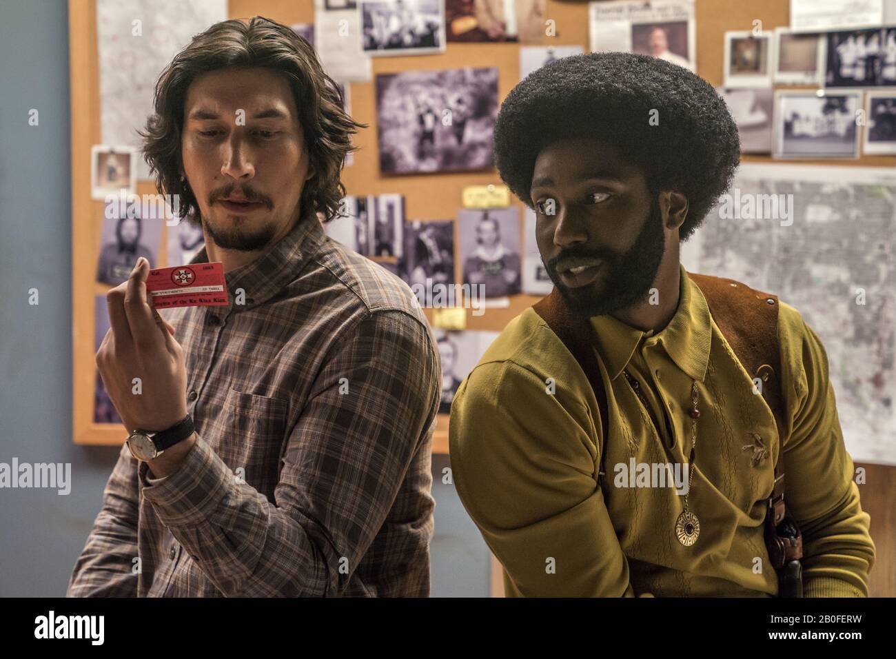 BlackkKlansman Jahr: 2018 USA-Regie: Spike Lee Adam Driver, John David Washington Stockfoto