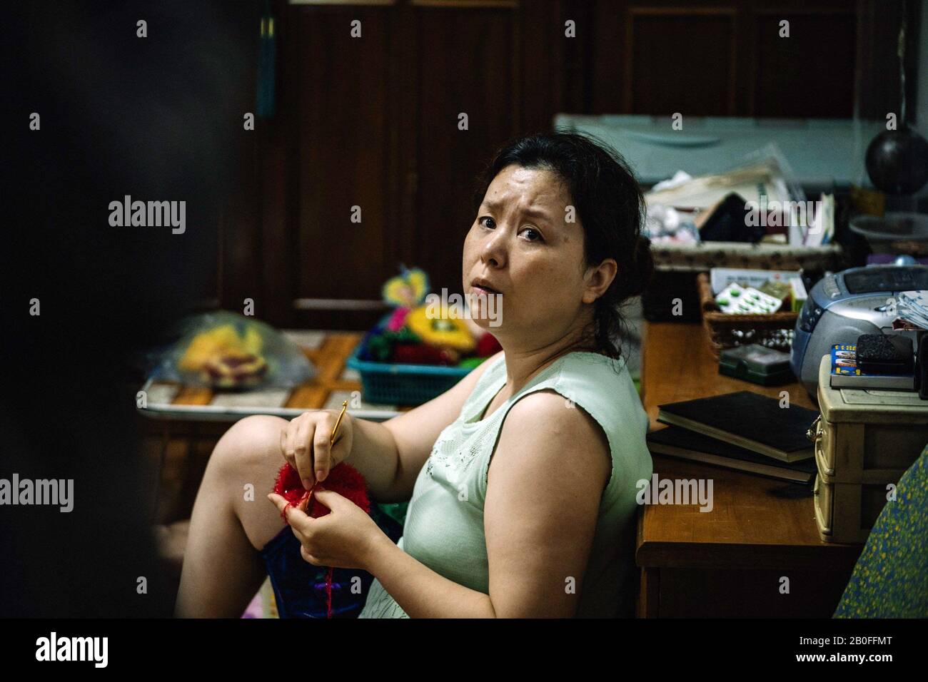 Parasit Gisaengchung Jahr: 2019 Südkorea-Regisseur: Joon Ho Bong Hyae Jin Chang Oscar Bester Film 2011 Stockfoto
