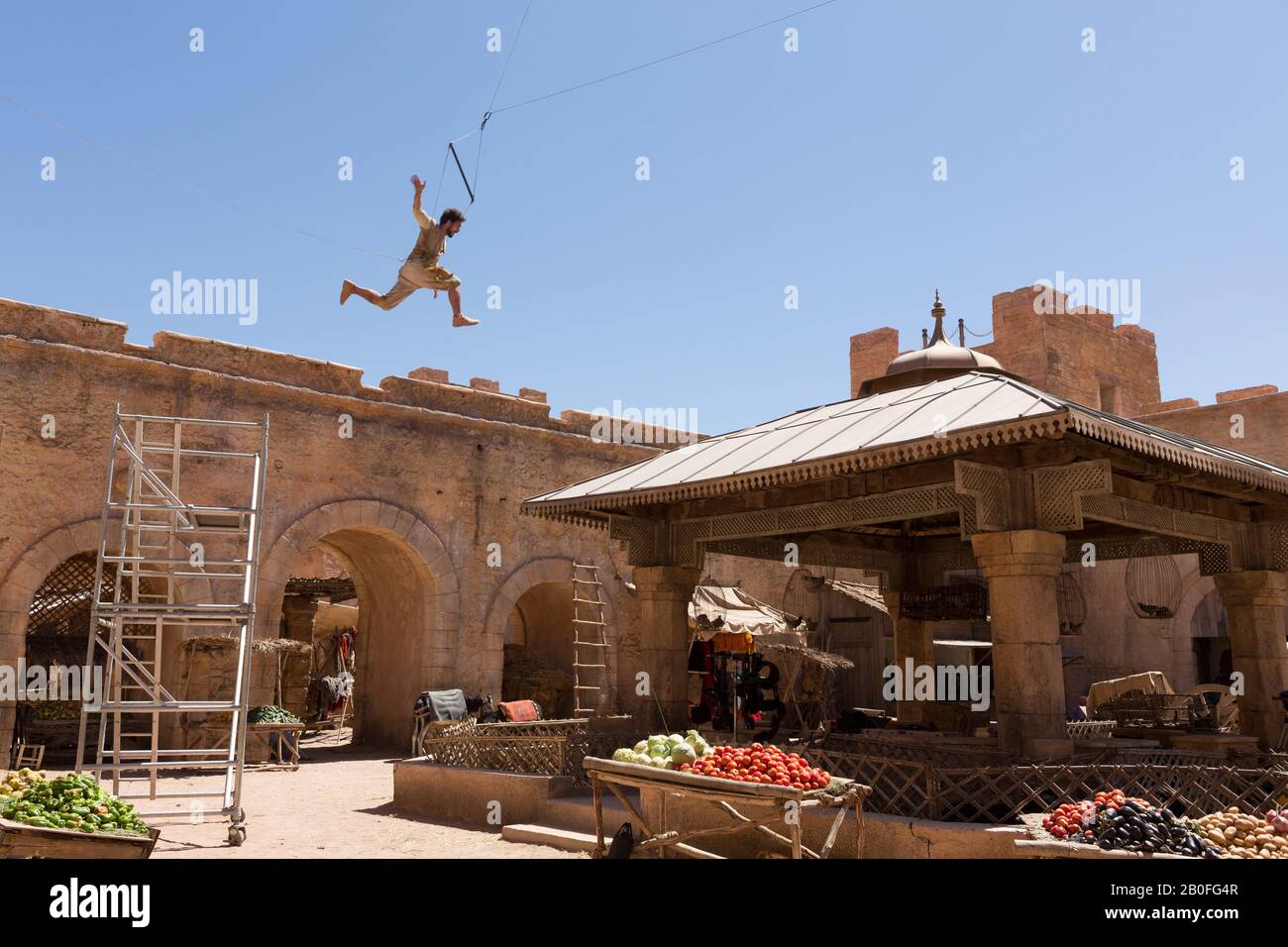 Les Nouvelles aventures d'Aladin Jahr: 2015 Frankreich/Belgien Direktor: Arthur Benzaquen Kev Adams Foto Stockfoto