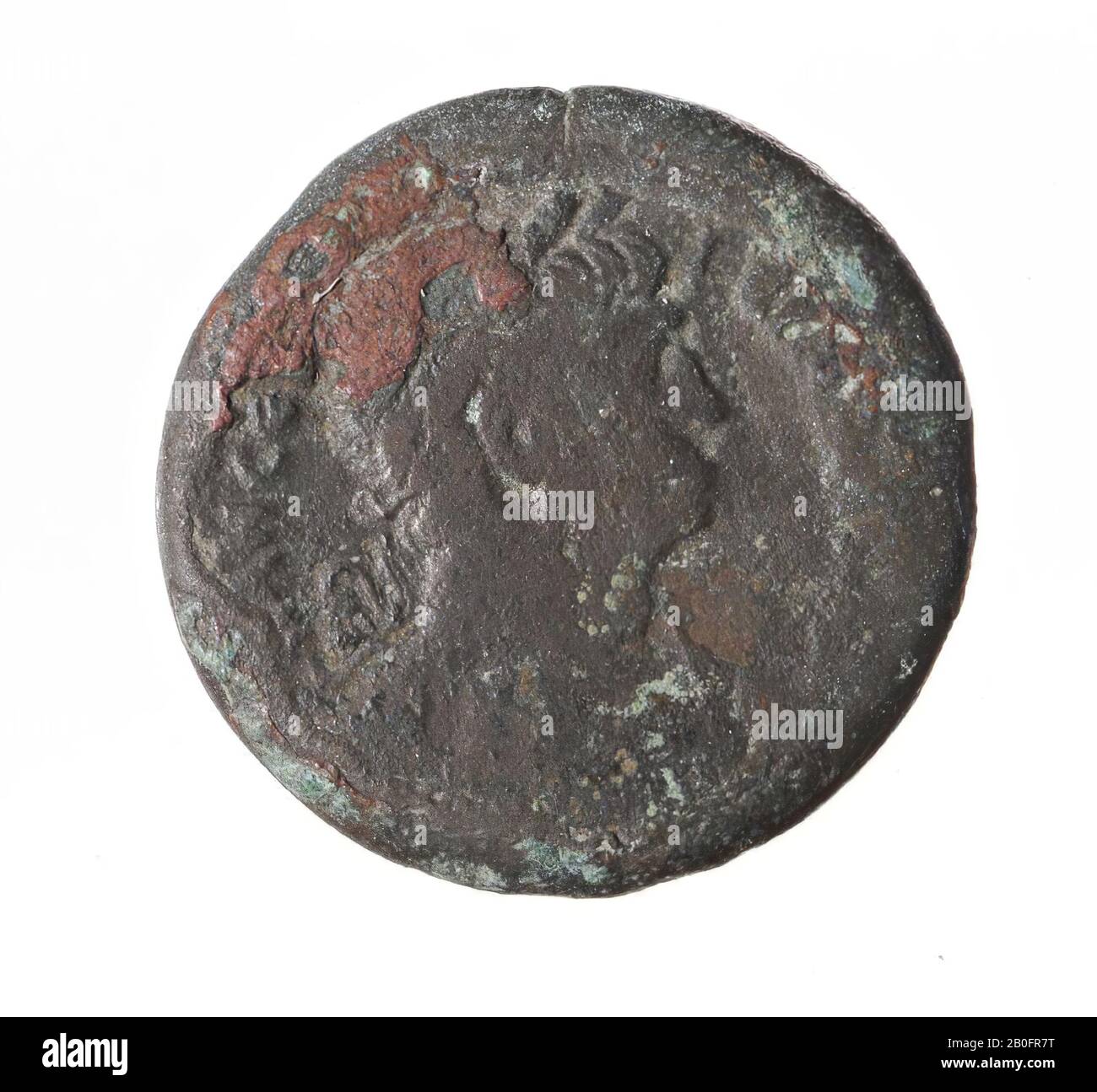 Coin, aes-32, Trajan, Vz: Trajanuskop r., [AUT TR Stockfoto
