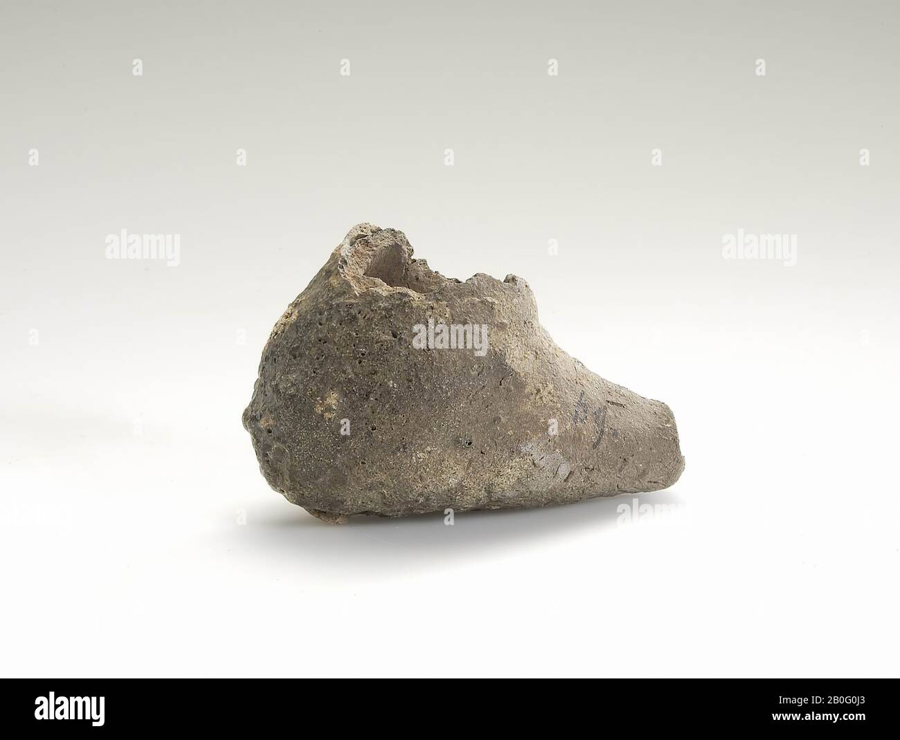 Blasebalg, Sintered Irdenware, Blasebalg, Steingut, 6 x 9 x 4,6 cm, prähistorische -400 Stockfoto