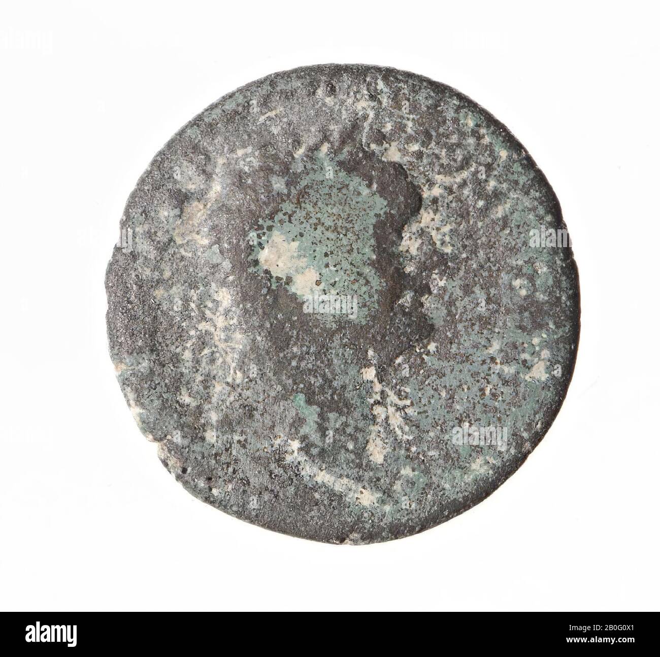 Coin, AES-24, Domitianus, Vz: Domitianuskopr., [AUT KAI Stockfoto