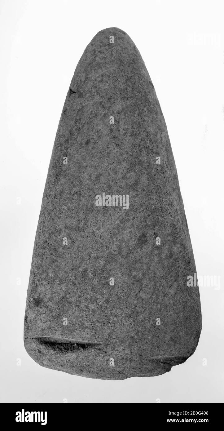 Axe aus Quarzit, Axt, Stein, Länge: 9,9 cm, Vorgeschichte -4000 Stockfoto
