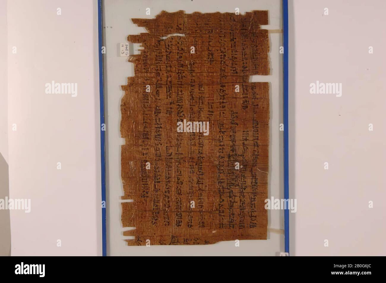 Ägypten, Handschrift, hieratisch, Papyrus, 17,7 x 28 cm Stockfoto