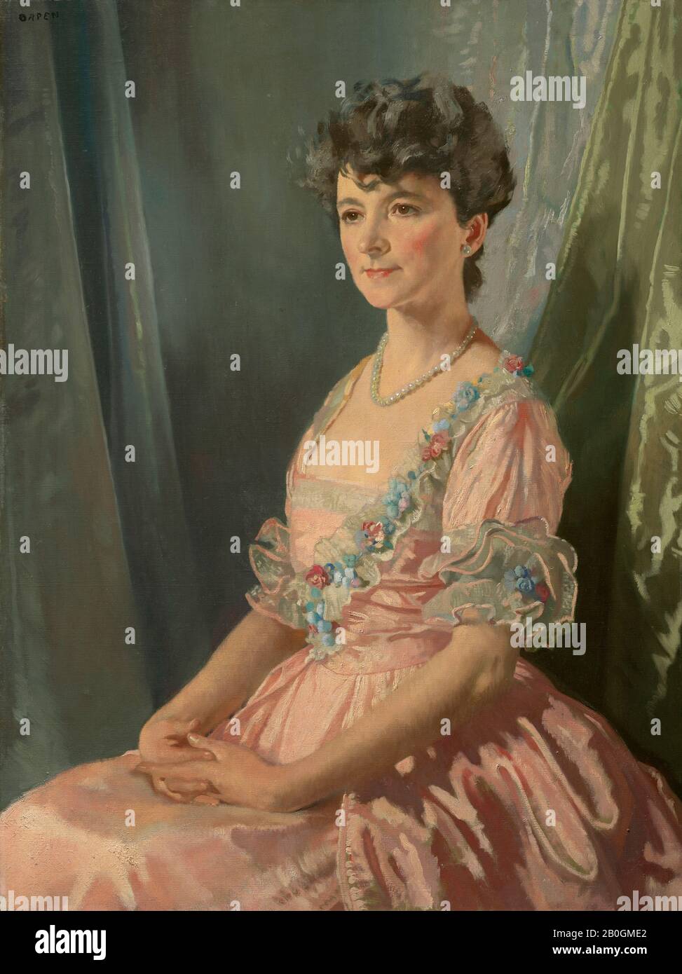Sir William Orpen, irisch, 1878-1931, Francine J. M. Clark, 1921-22, Öl auf Leinwand, 40 1/8 x 30 Zoll. (101,9 x 76,2 cm Stockfoto