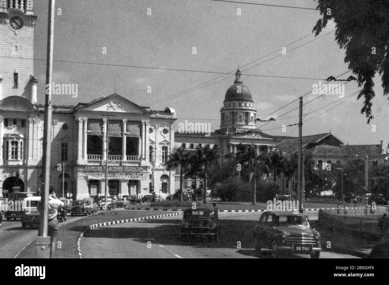 Singapur. 1958. Supreme Court Building. Stockfoto