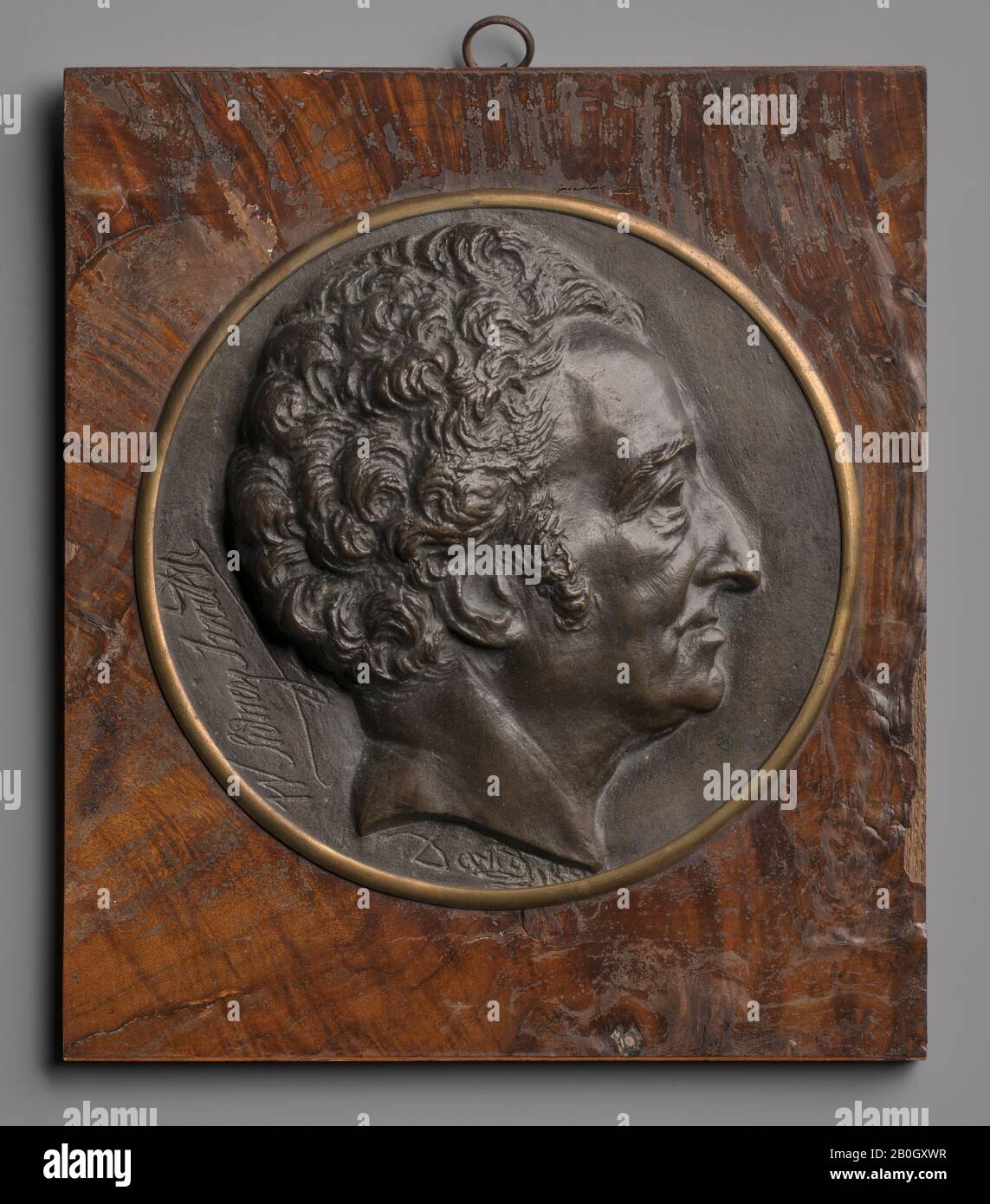 Pierre Jean David d'Angers, Französisch, 1784-1856, Sidney Smith, 1820-1829, Bronze, Durchmesser: 6 1/2 Zoll. (16,5 cm Stockfoto