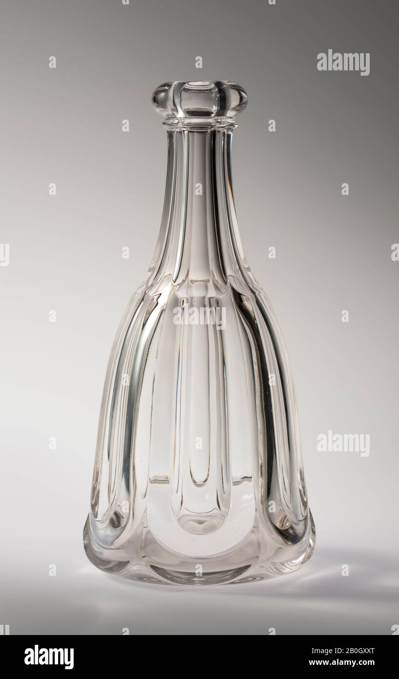 Hersteller unbekannt, Barflasche, c 100-70, Farbloses Glas, Höhe: 10 Zoll (25,4 cm Stockfoto