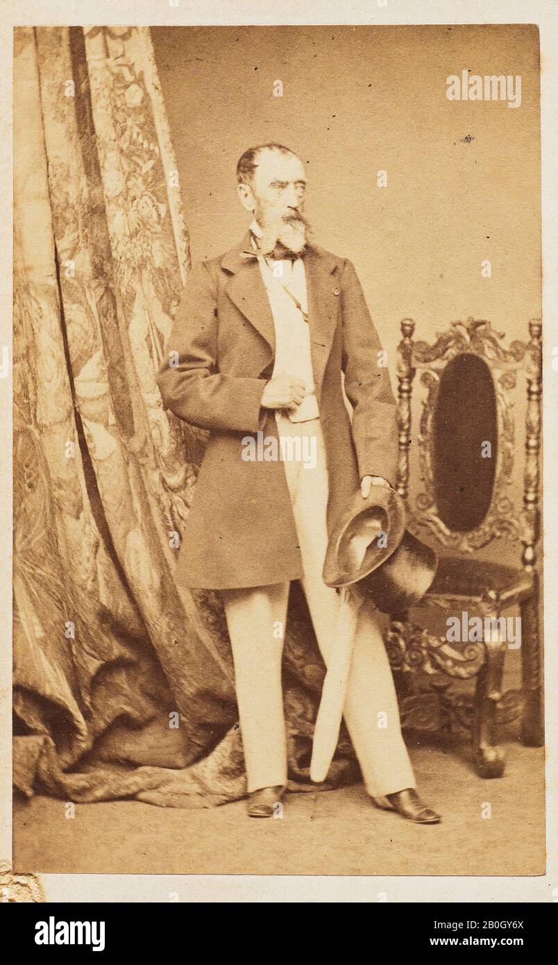 Robert Jefferson Bingham, Brite, starb 1870, Horace Vernet, Carte-de-Visite, 1861-63, Albumen drucken aus nassem Kollodion negativ, Bild: 3 9/16 x 2 3/16 Zoll (9 x 5,6 cm Stockfoto