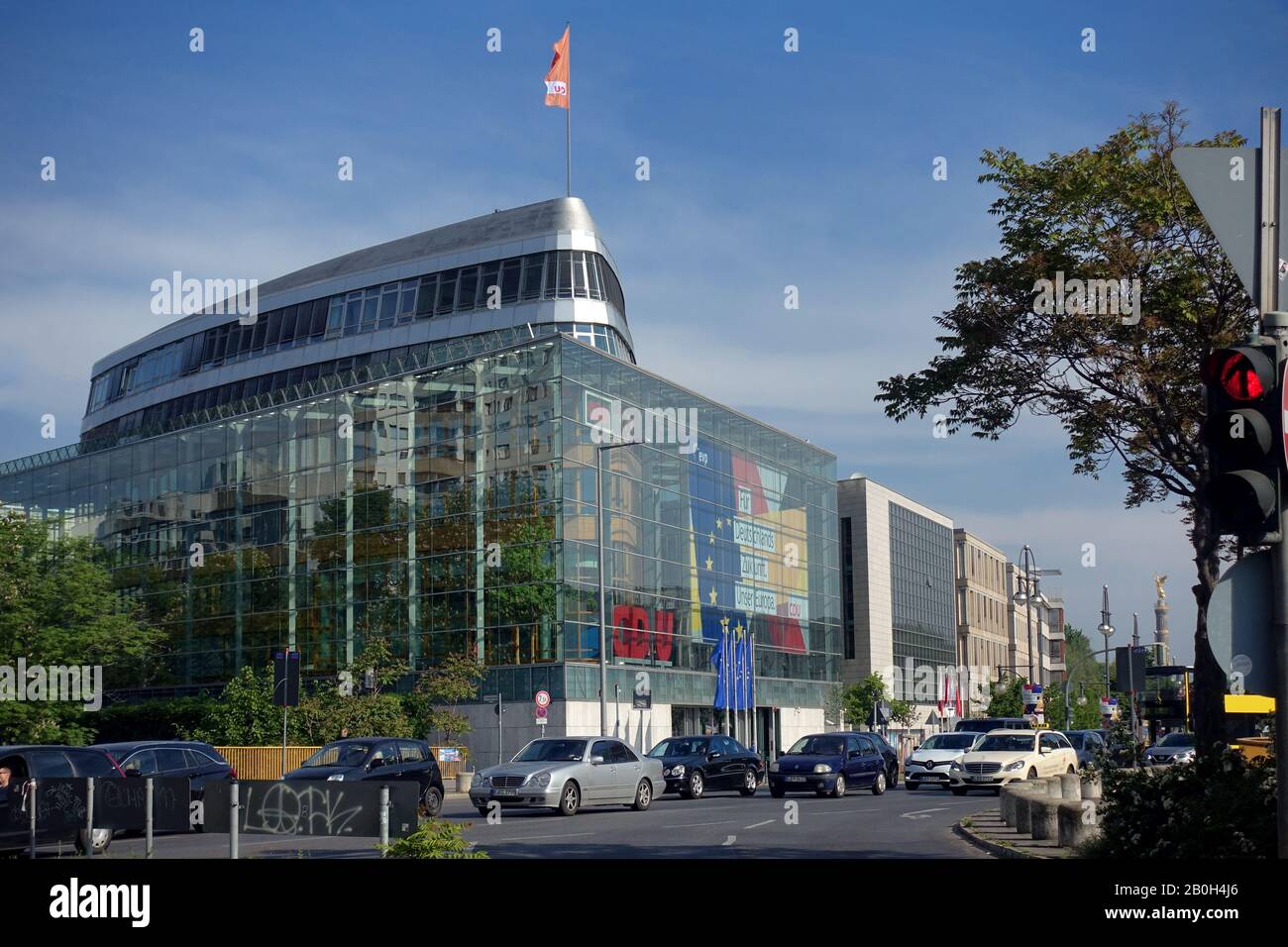 20.05.2019, Berlin, Berlin, Deutschland - das Konrad-Adenauer-Haus, Parteizentrale der CDU. 00S190520D085CAROEX.JPG [MODELLVERSION: NEIN, EIGENSCHAFT RE Stockfoto