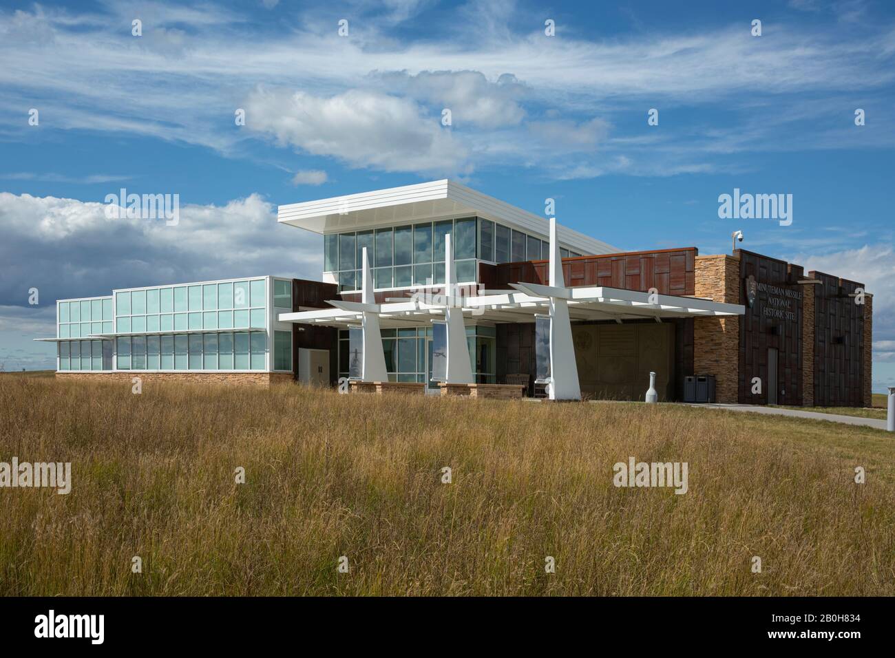 SD00152-00...SOUTH DAKOTA - Minuteman Missile National Historic Site Visitor Center. Stockfoto