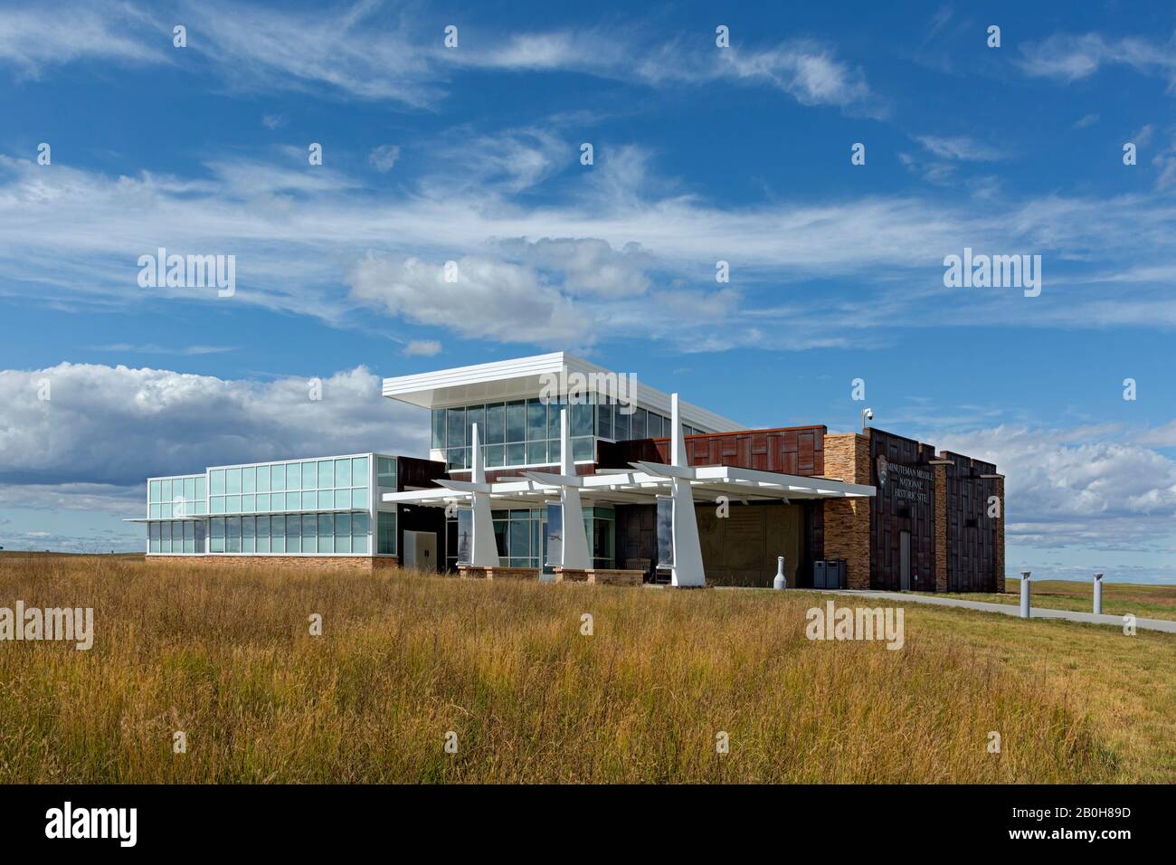 SD00153-00...SOUTH DAKOTA - Minuteman Missile National Historic Site Visitor Center. Stockfoto