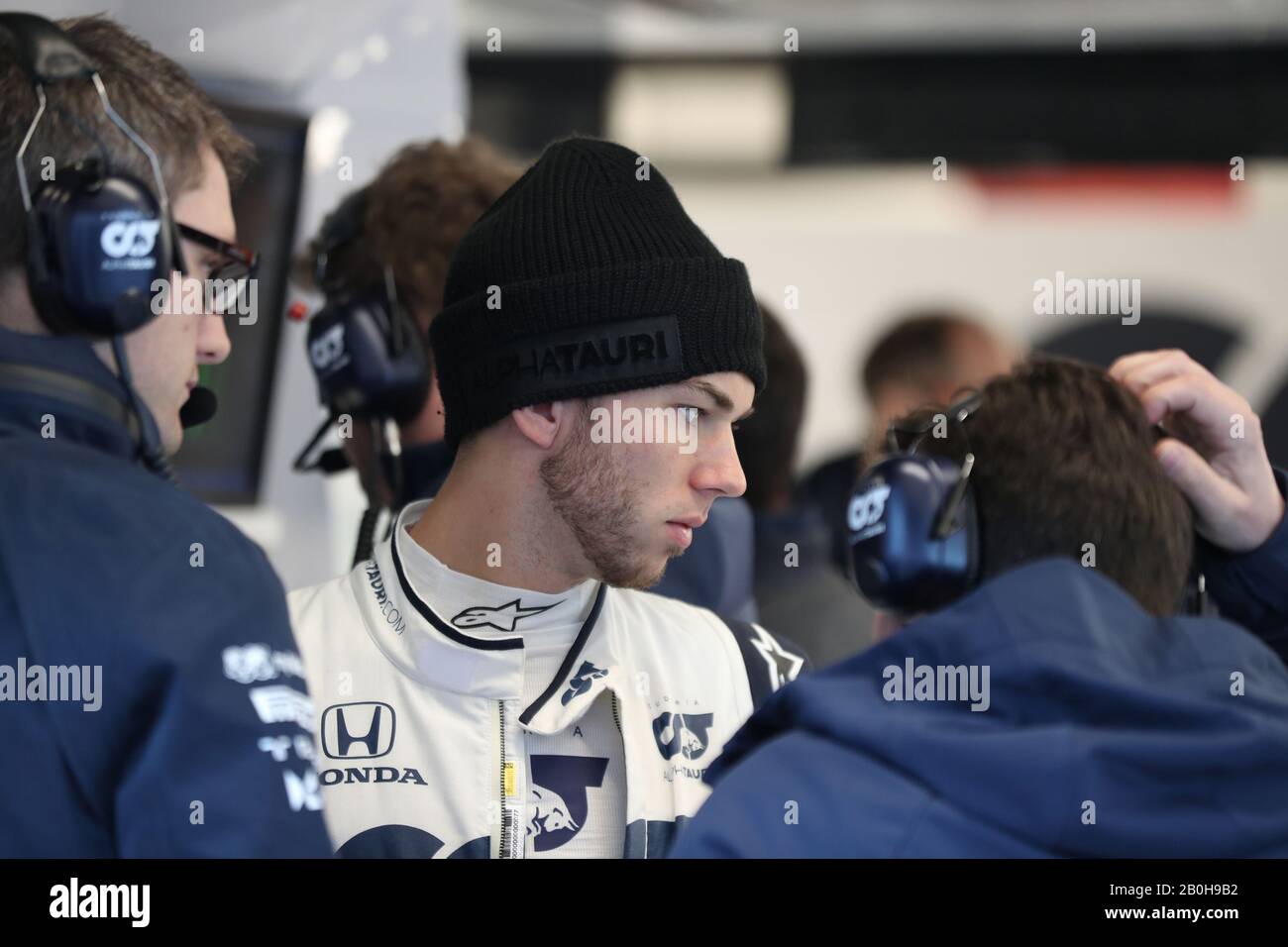 Barcelona, Spanien. Februar 2020. Februar 2020; Circuit De Barcelona, Barcelona Catalunya, Katalonien, Spanien; Formel-1-Test Vor der Saison; Scuderia AlphaTauri Honda, Pierre Gasly Credit: Action Plus Sports Images/Alamy Live News Stockfoto