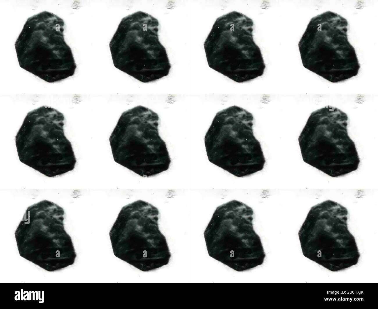 Münze, 8. - 19. Jahrhundert ausgegraben, im Iran, in Nishapur, Kupfer, Münzen Stockfoto