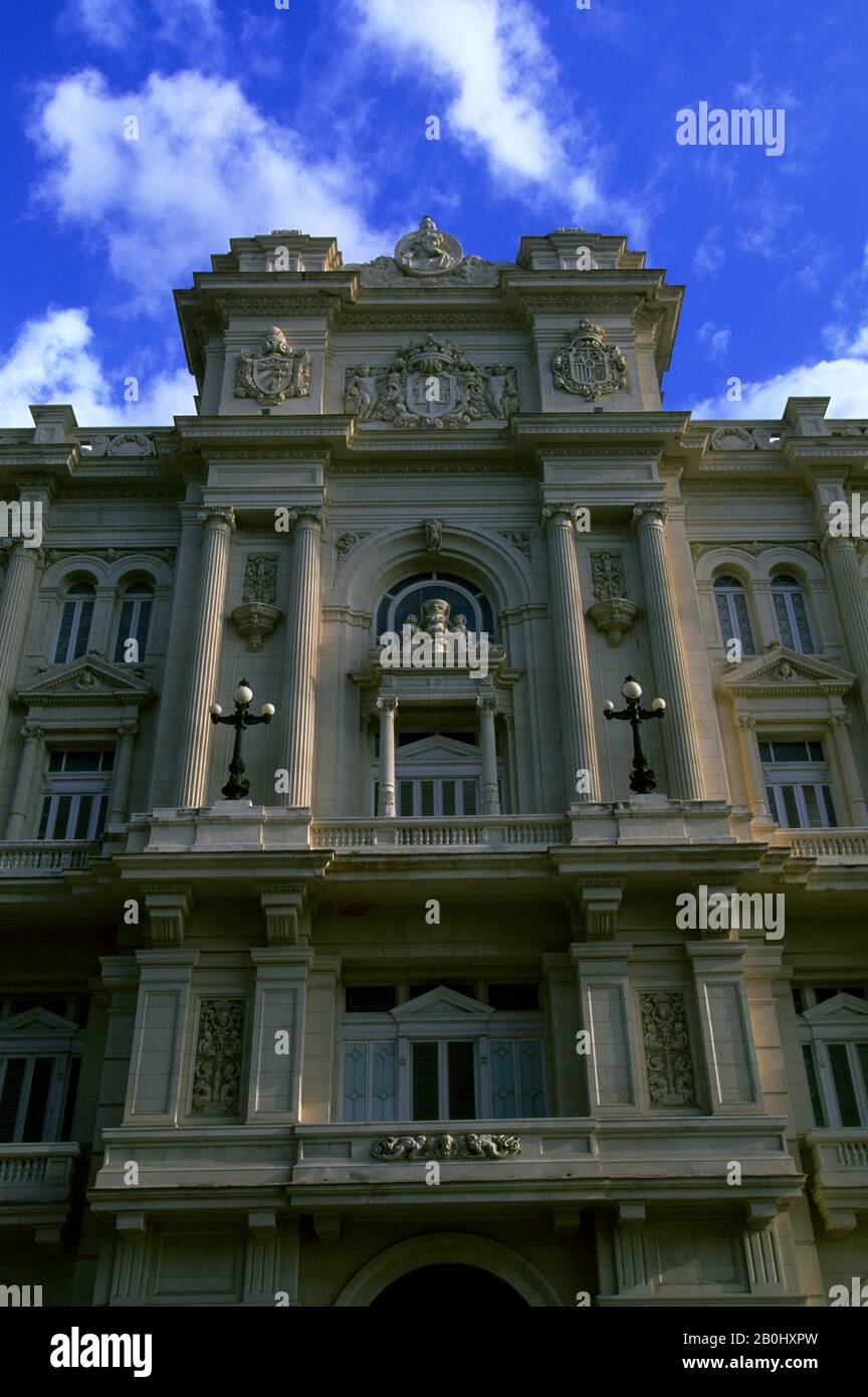 KUBA, OLD HAVANNA, KUNSTMUSEUM, DETAIL, KOLONIALARCHITEKTUR Stockfoto