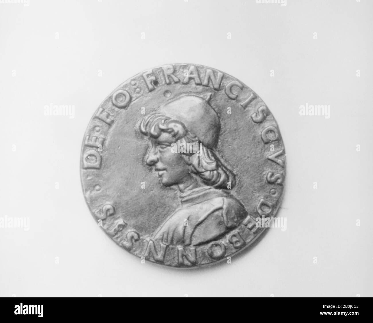 Francesco Bonsi della Ruota, Italienisch, Rom, 1484, Italienisch, Rom, Bronze, Durchmesser: 44 mm, Medaillen und Plaketten Stockfoto