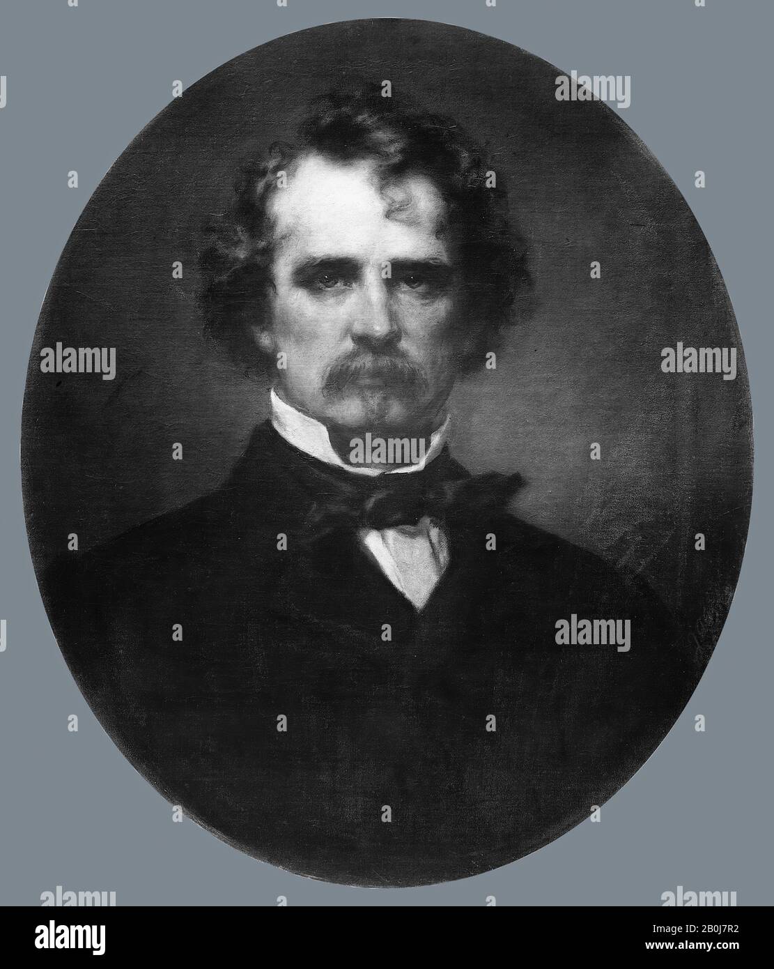 Joseph Alexander Ames, James Topham Brady, Amerikaner, Joseph Alexander Ames (16-1872), 1869, Amerikaner, Öl auf Leinwand, 30 x 25 Zoll (76,2 x 63,5 cm), Gemälde Stockfoto