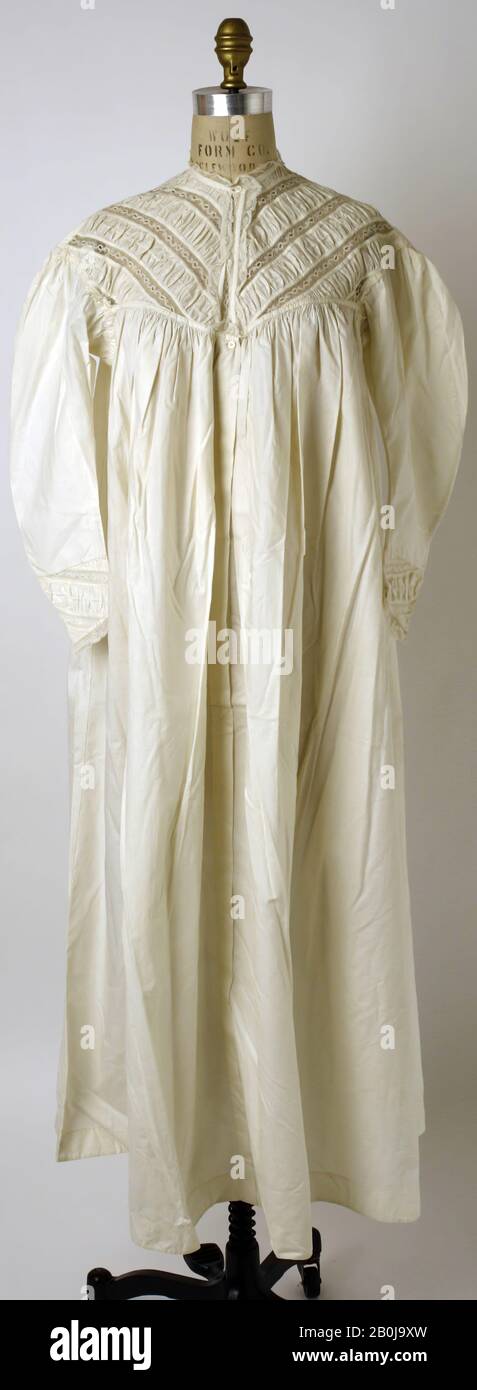 Nachtgown, Amerikanisch, 27-67, Amerikanisch Stockfoto