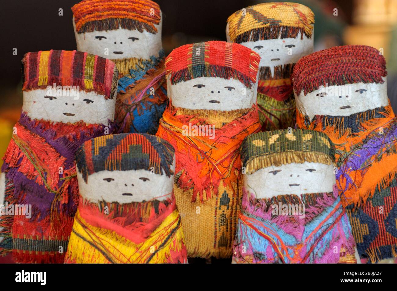 COSTA RICA, JACO, DANTICA GALERIE, INTERIEUR, PUPPEN Stockfoto