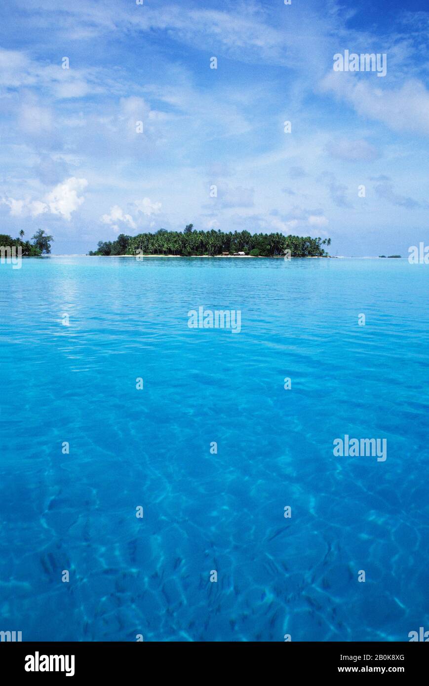 PAPUA-NEUGUINEA, LAUGHLAN-INSELN, SOLOMON-MEER, TROPISCHE INSELSZENE Stockfoto