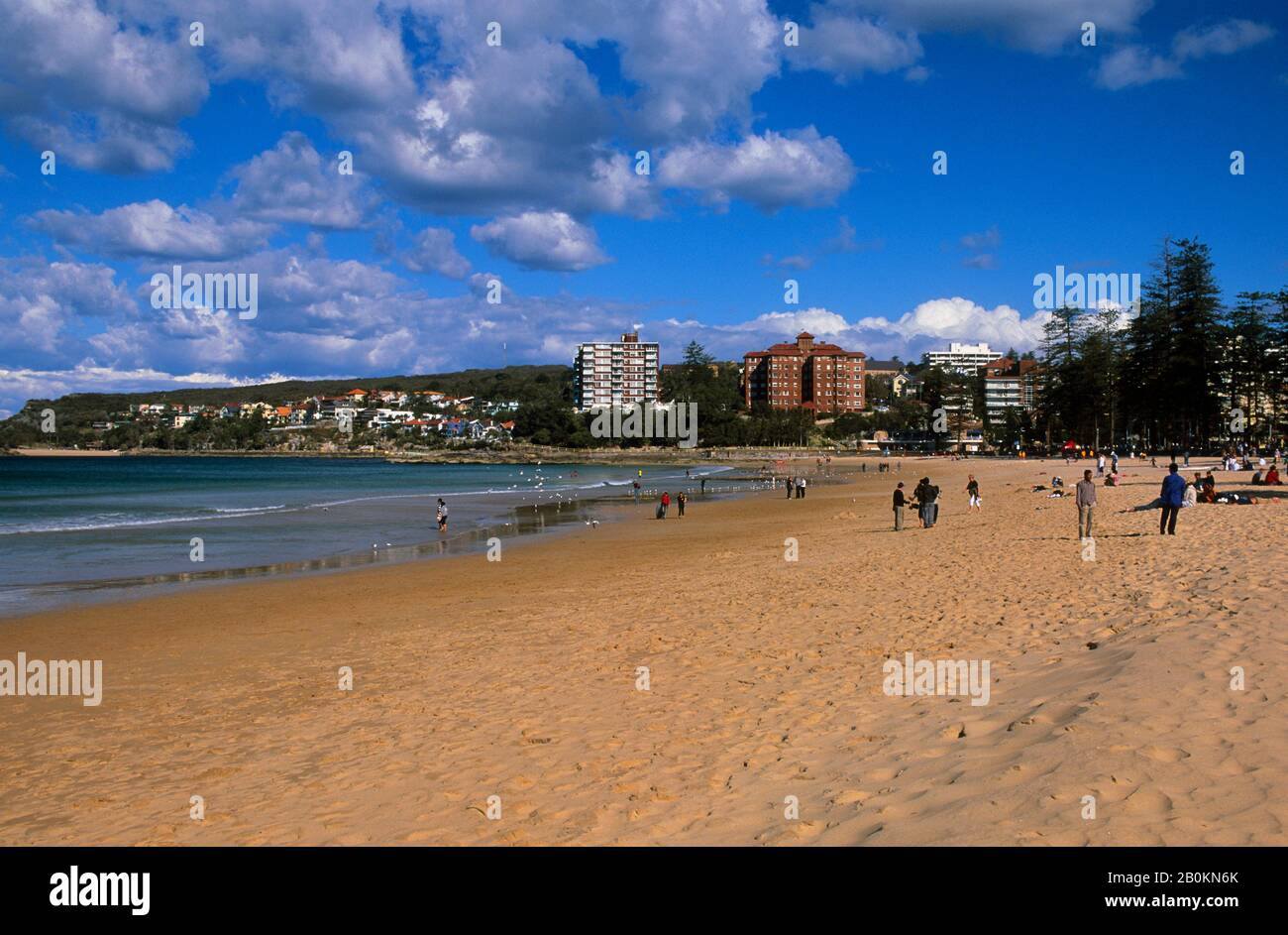 AUSTRALIEN, IN DER NÄHE VON SYDNEY, MANLY BEACH Stockfoto