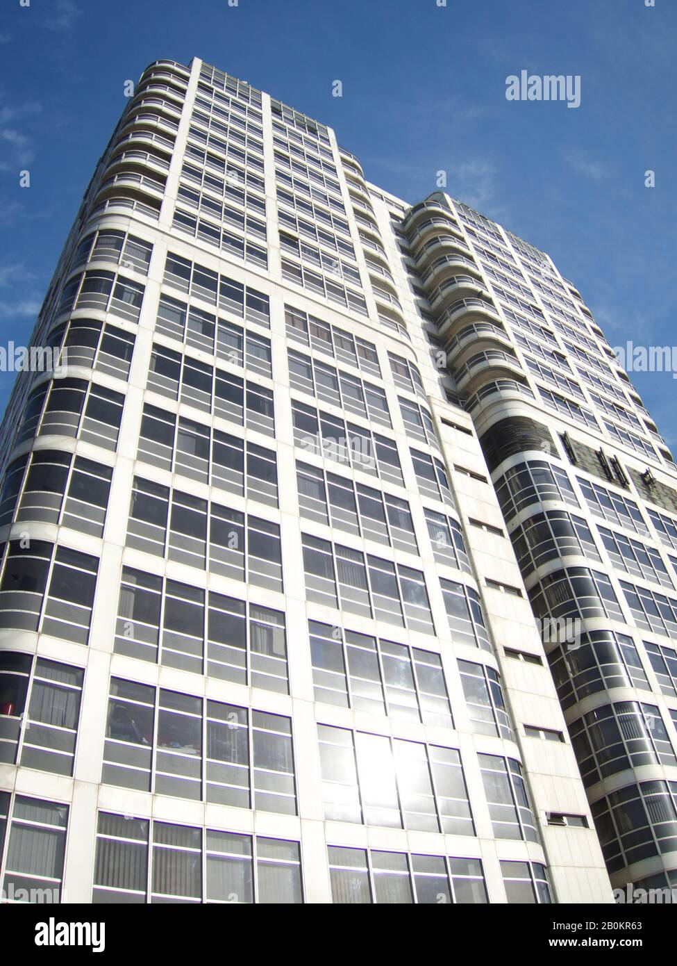 Das David Murray John Gebäude, das Herzstück der Skyline von Swindon. Stockfoto