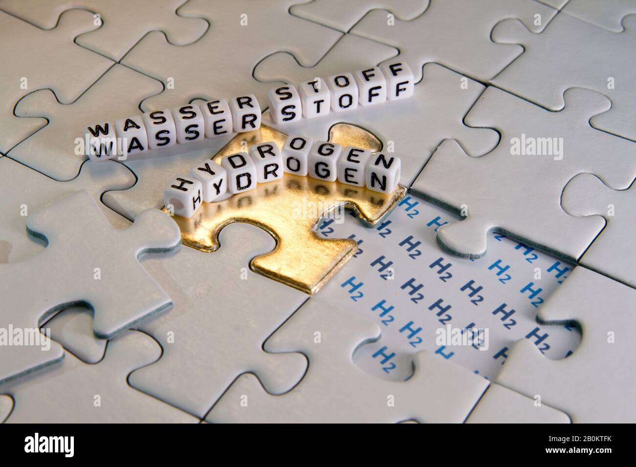 CO2-Vermehrung durch Ausbau der Wassertechnik Stockfoto