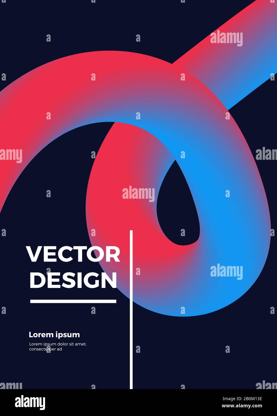 Abstraktes Design mit Vektor-Hintergrund, Flüssige Verlaufsformen im Hintergrund, eps10 Stock Vektor