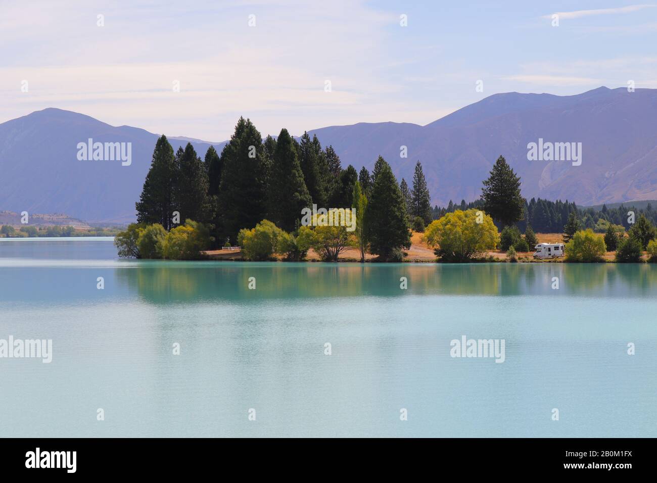 Lake Ruataniwha, Twizel, Neuseeland Stockfoto