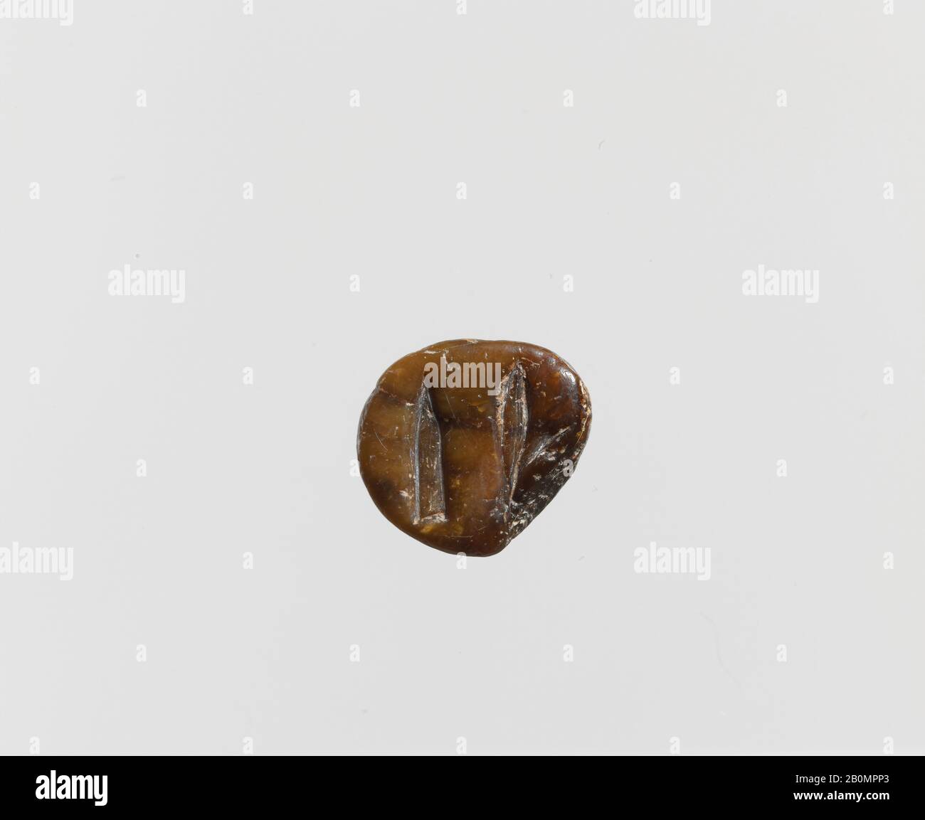 Siegelstempel, Minoan, Mittelminoan II, Datum ca. 1800-1700 v. Chr., Minoan, Steatite, Andere: 1/2 x 9/16 Zoll. (1,2 x 1,5 cm), Gems Stockfoto