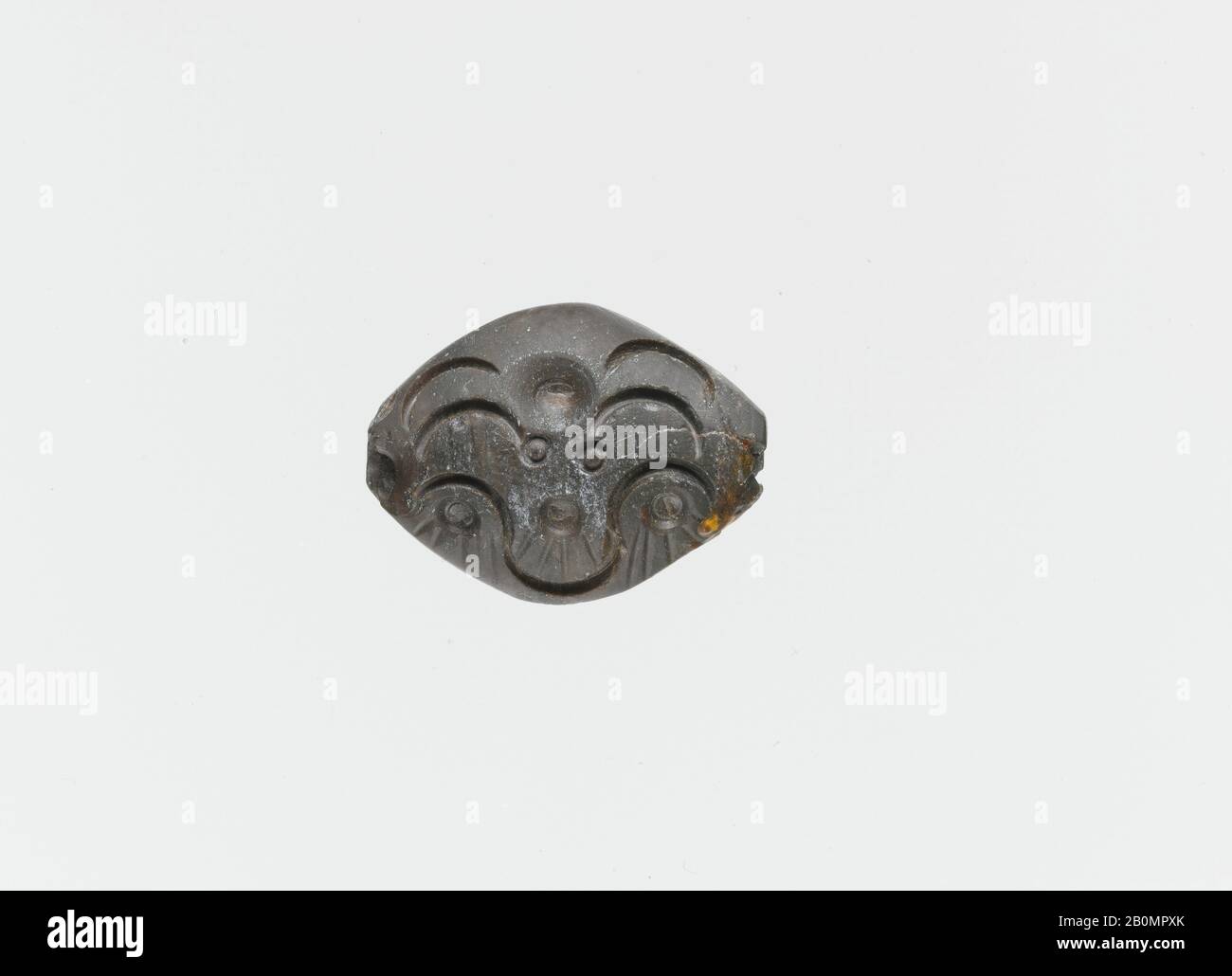 Seal, Minoan, Crete, Minoan, Crete, Glass, Andere: 9/16 x 3/4 x 1/4 Zoll. (1,4 x 1,9 x 0,7 cm), Gems Stockfoto