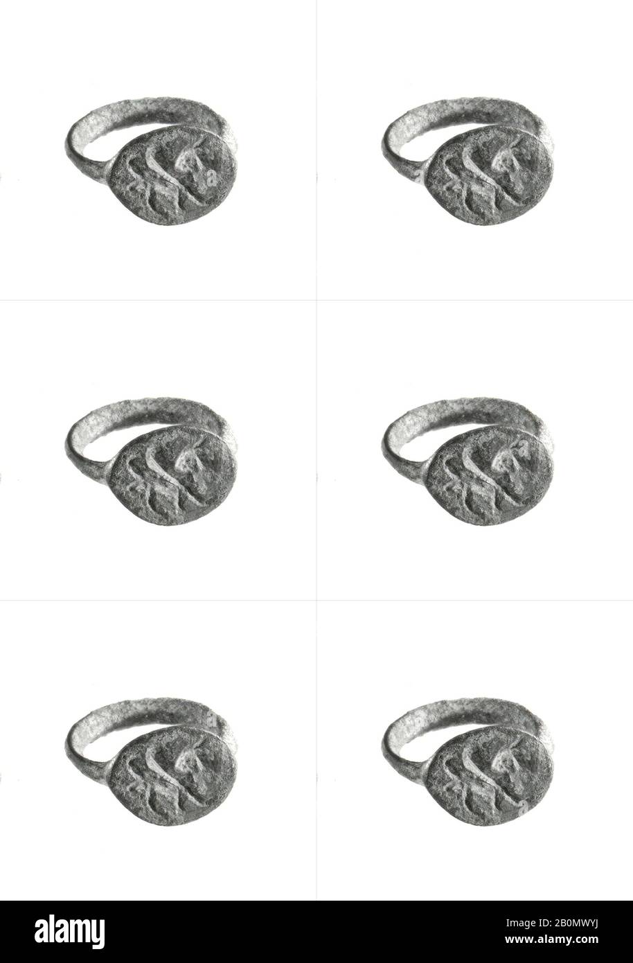 Fingerring, Achämenid, Achämenid, Date ca. Jahrhundert v. Chr., Iran, Achämenid, Bronze, Metalwork-Orchideen Stockfoto