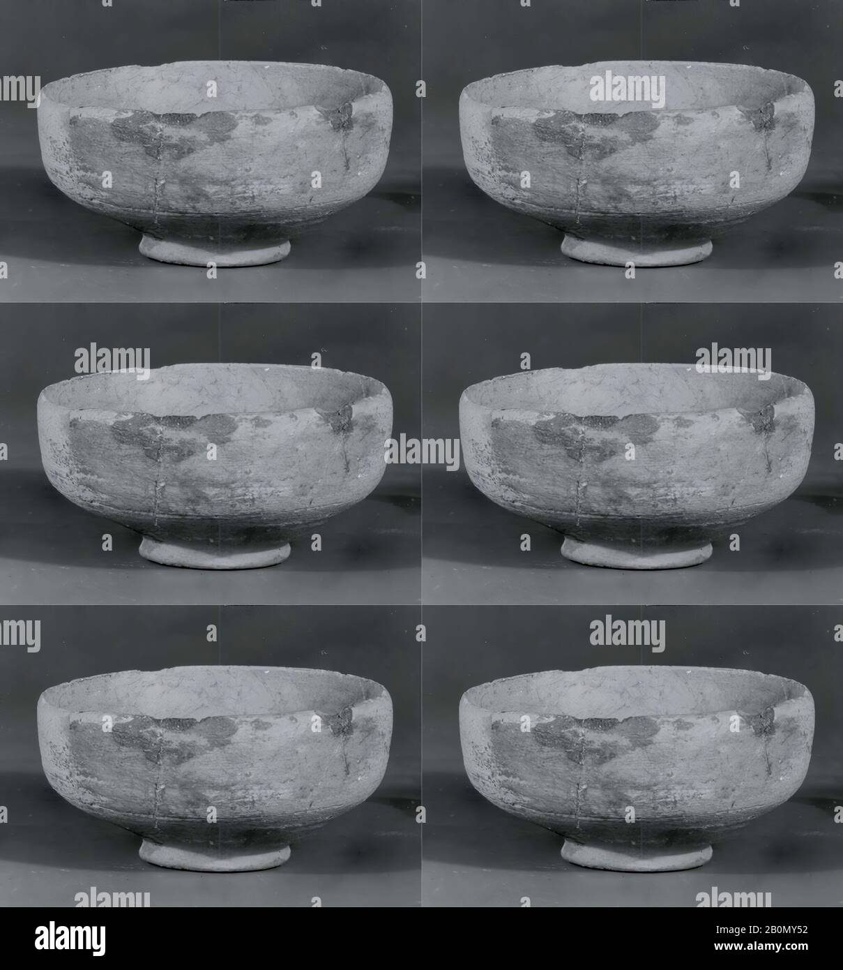 Schüssel, Nabatäisch, Nabatäisch, Date Ca. Chr., Aus Levant, Petra, Nabatäer, Keramik, 1,54 Zoll (3,91 cm), Ceramics-Vessels Stockfoto