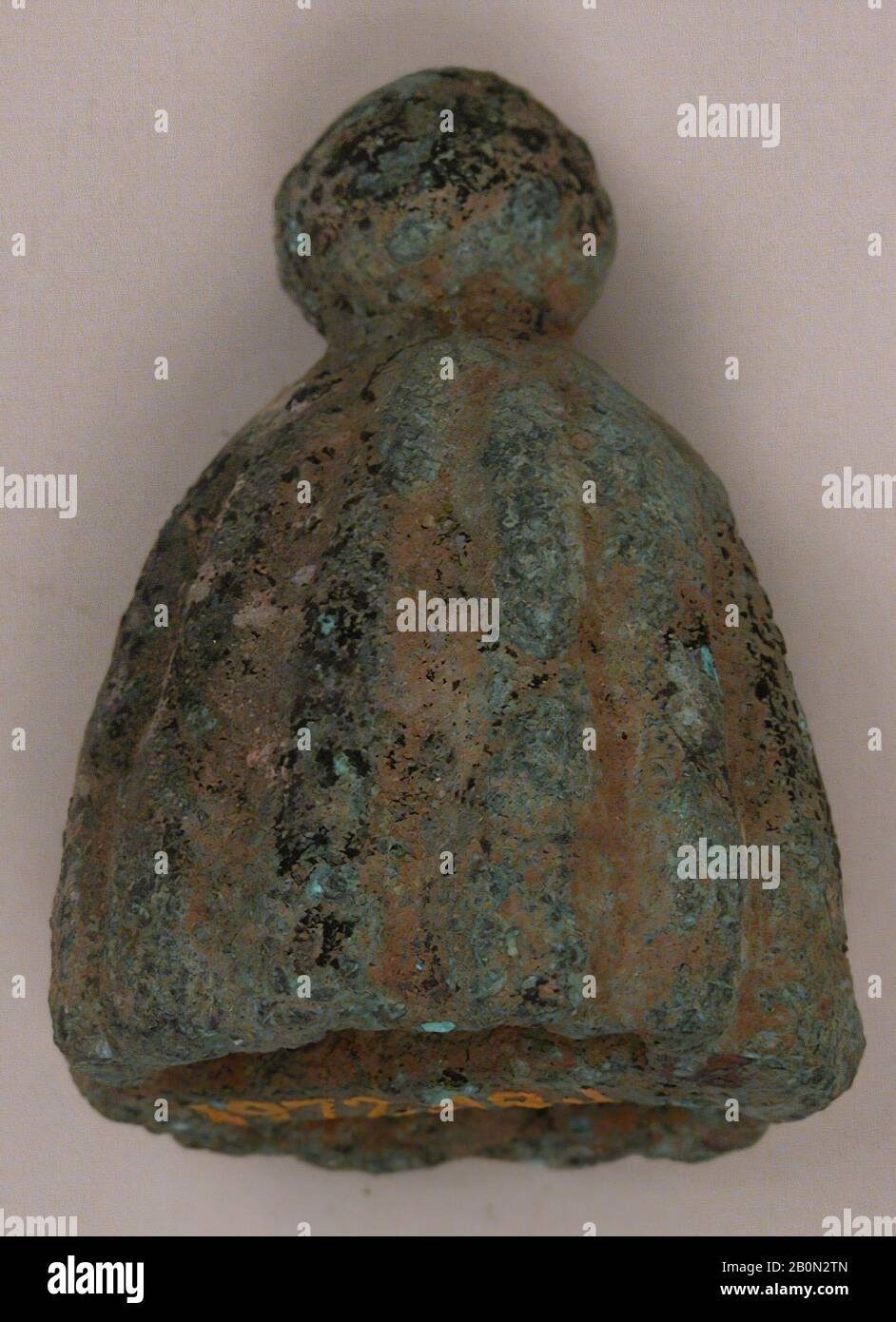 Schachstück, wahrscheinlich ein Pfand, Schachstück, 8. Bis 11. Jahrhundert, Das Westlichen islamischen Ländern, Bronze, H. 1 3/8 Zoll, zugeschrieben wird. (3,5 cm), Gaming-Stücke Stockfoto