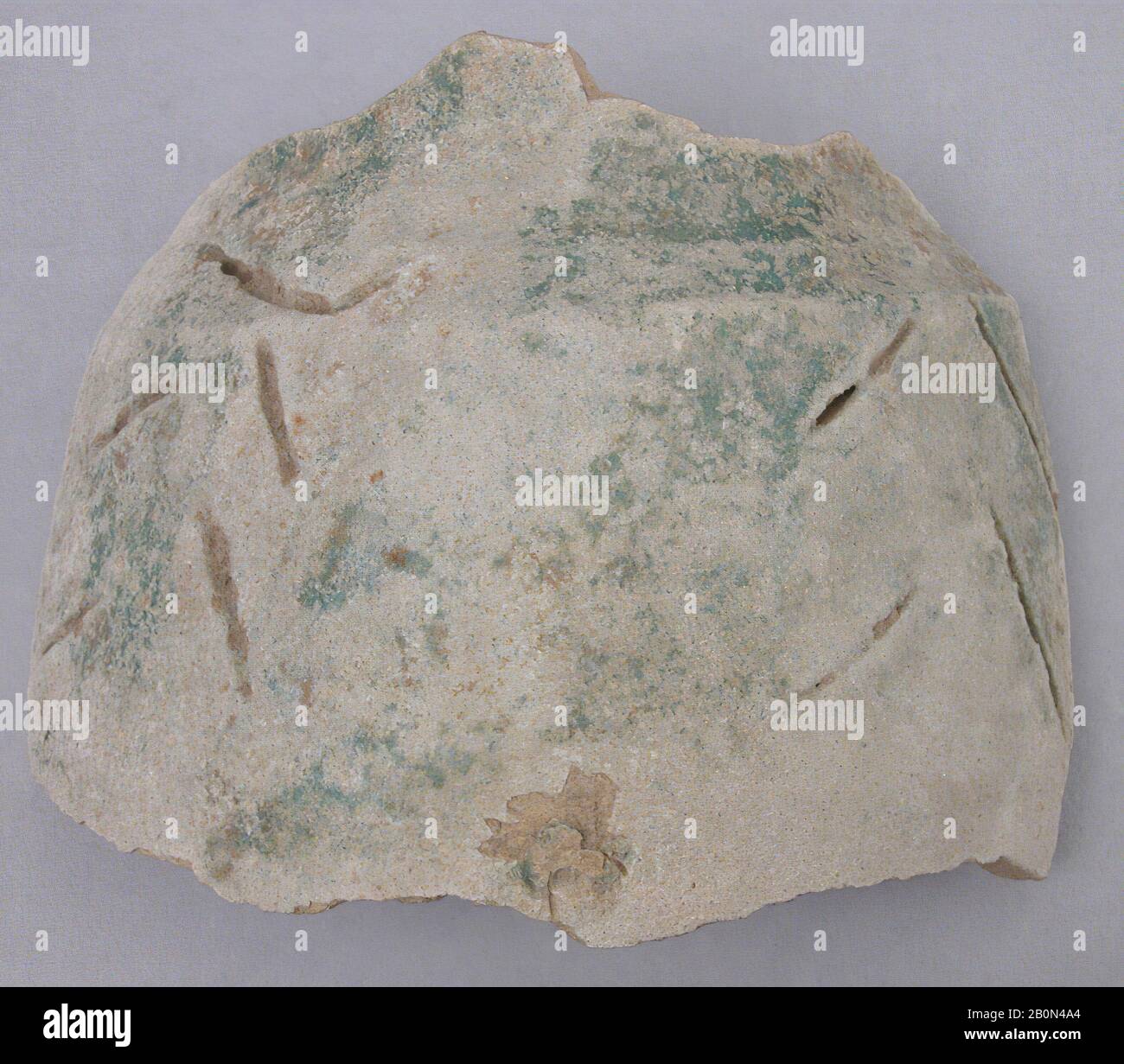 Fragment, 3.-8. Jahrhundert, Irak Gefunden/ausgegraben, Ctesiphon, Steingut; glasiert, Keramik Stockfoto