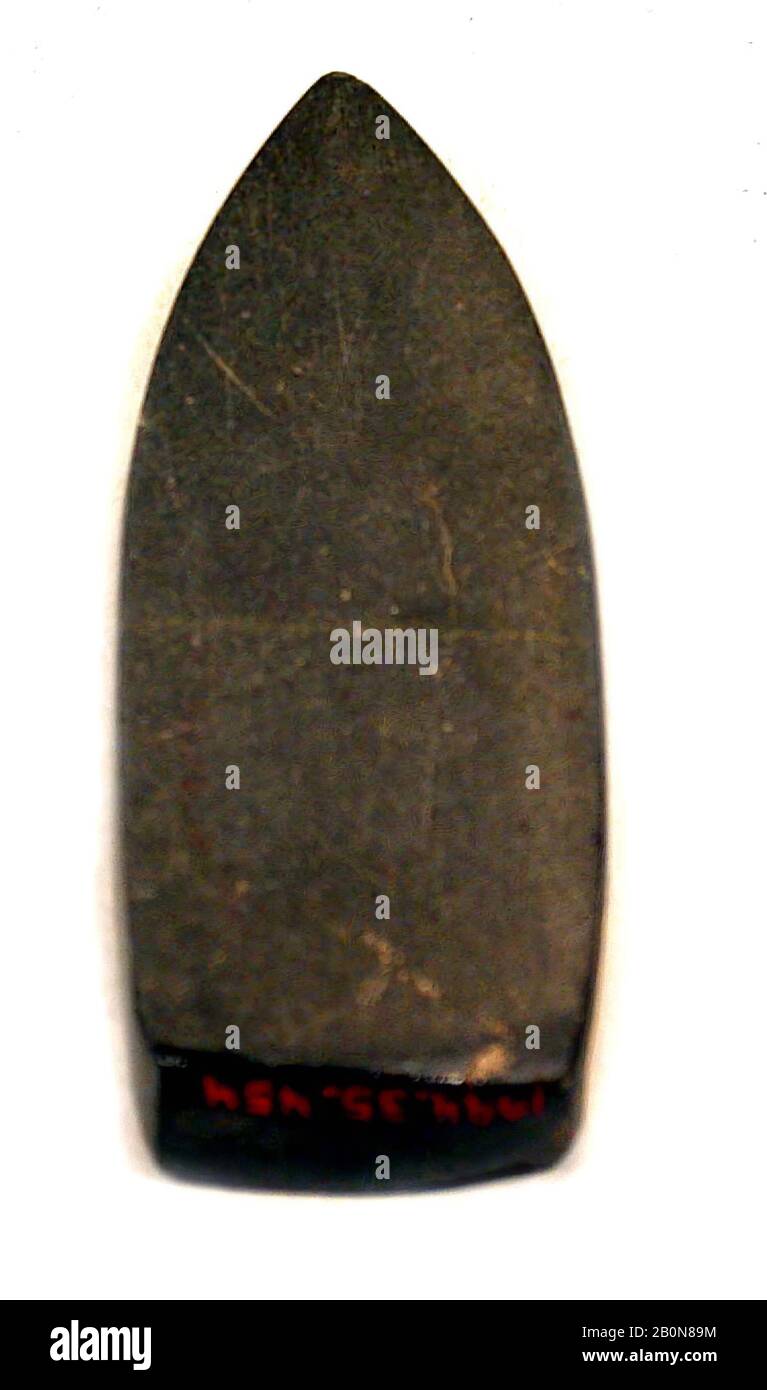 Point, Tairona, vor dem 16. Jahrhundert, Kolumbien, Tairona, Stein, Höhe 2-15/16 in., Stone-Implements Stockfoto