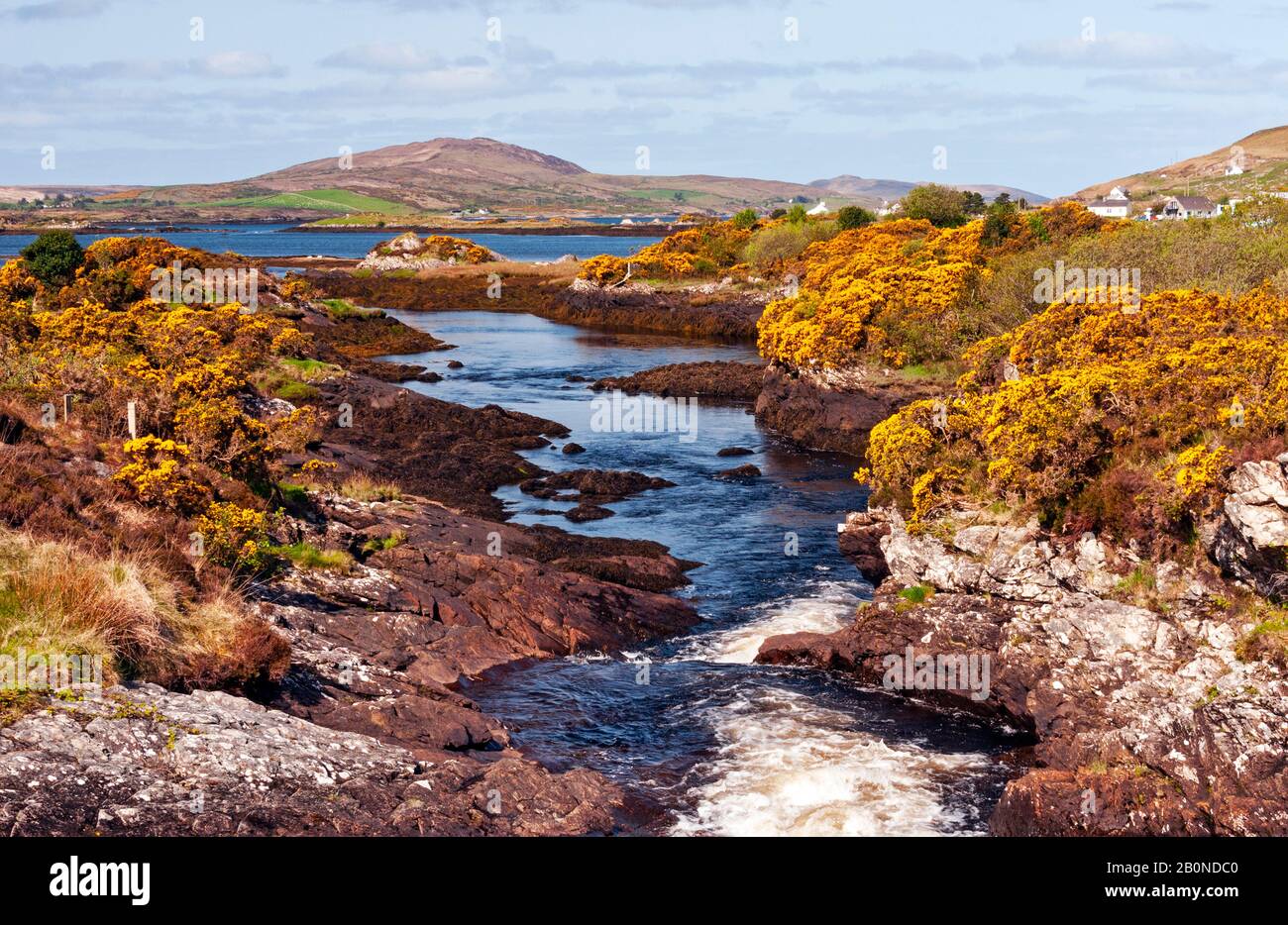 Renvyle Peninsula, Connemara, County Galway, Irland Stockfoto