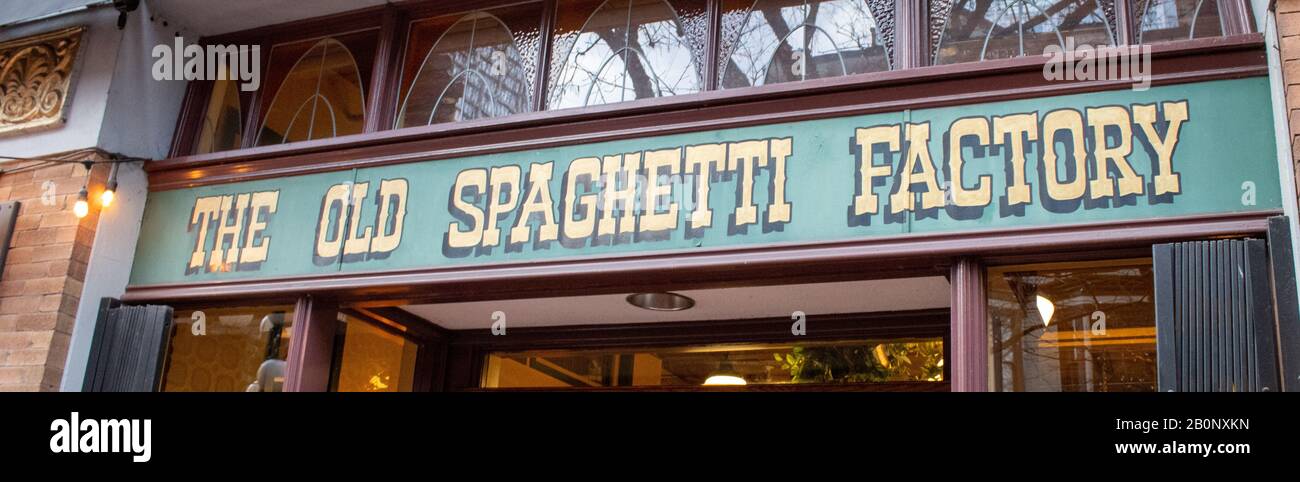 Die Alte Spaghettifabrik Stockfoto