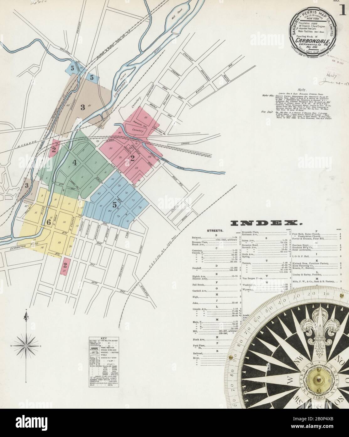 Bild 1 von Sanborn Fire Insurance Map aus Carbondale