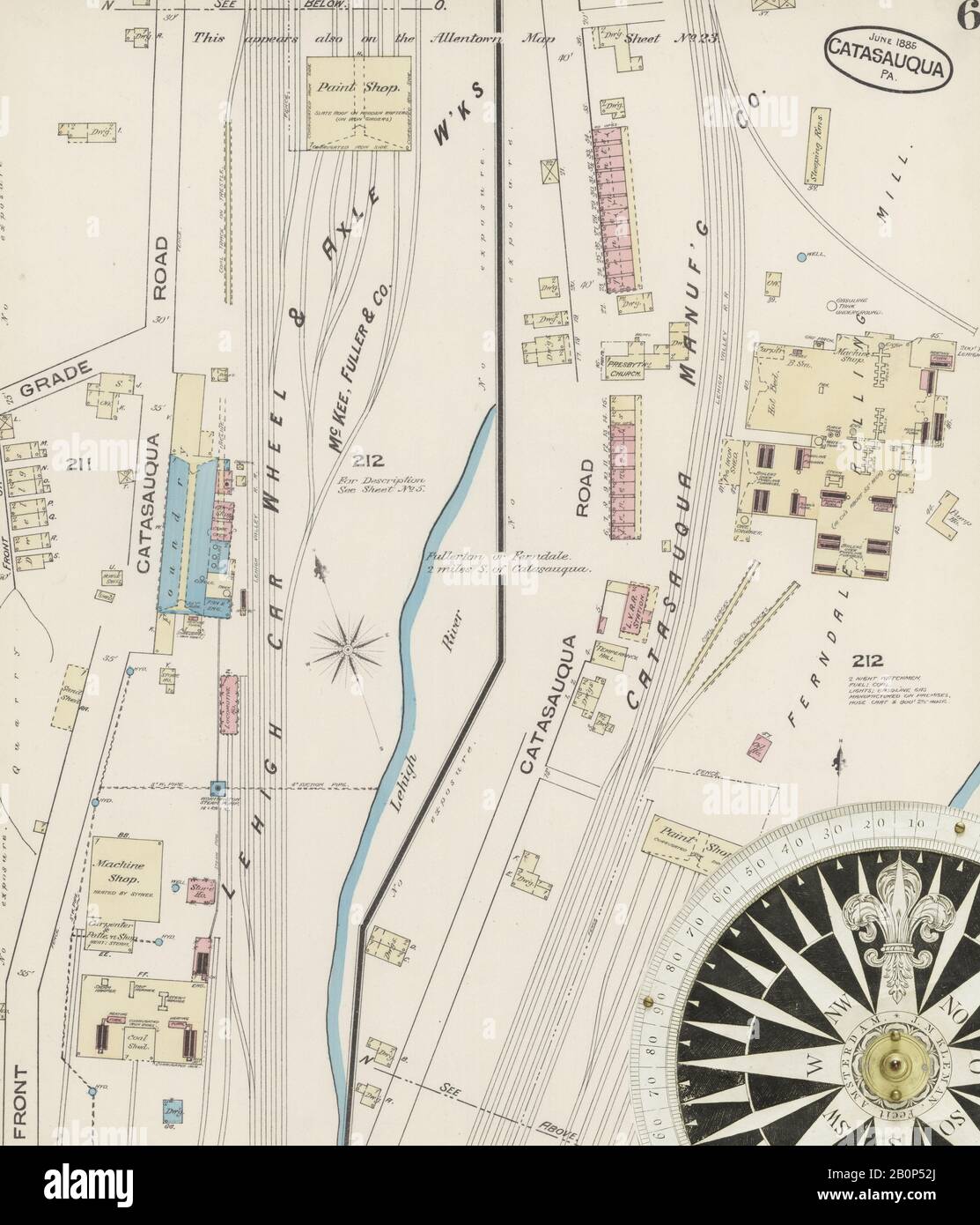 Bild 6 von Sanborn Fire Insurance Map aus Catasauqua, Lehigh County ...