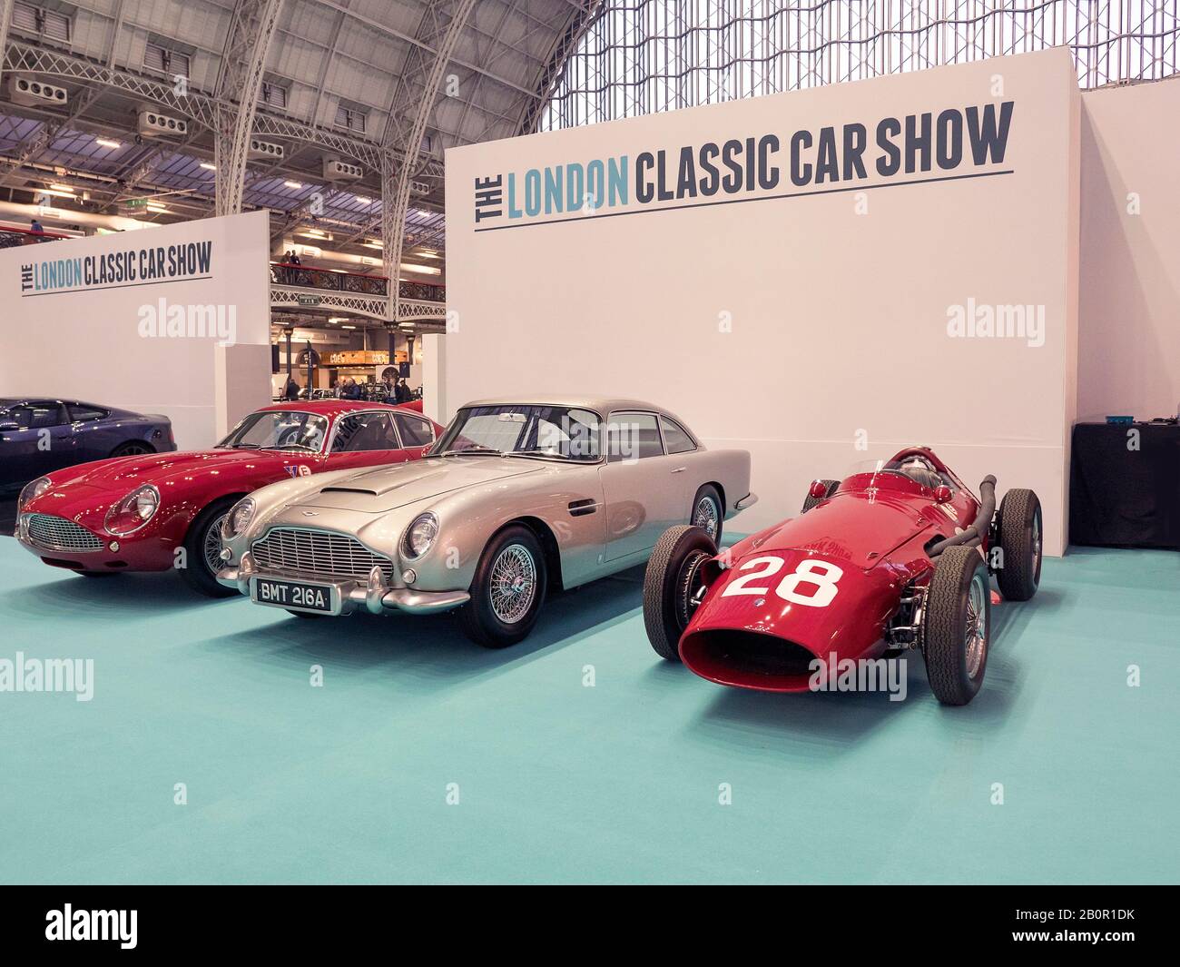Die London Classic Car Show im Olympia London UK 20/02/2020 Stockfoto