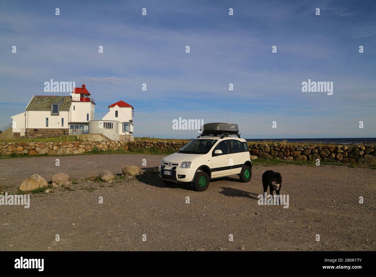 FIAT Panda 4x4 an der Nordseeküste Stockfoto