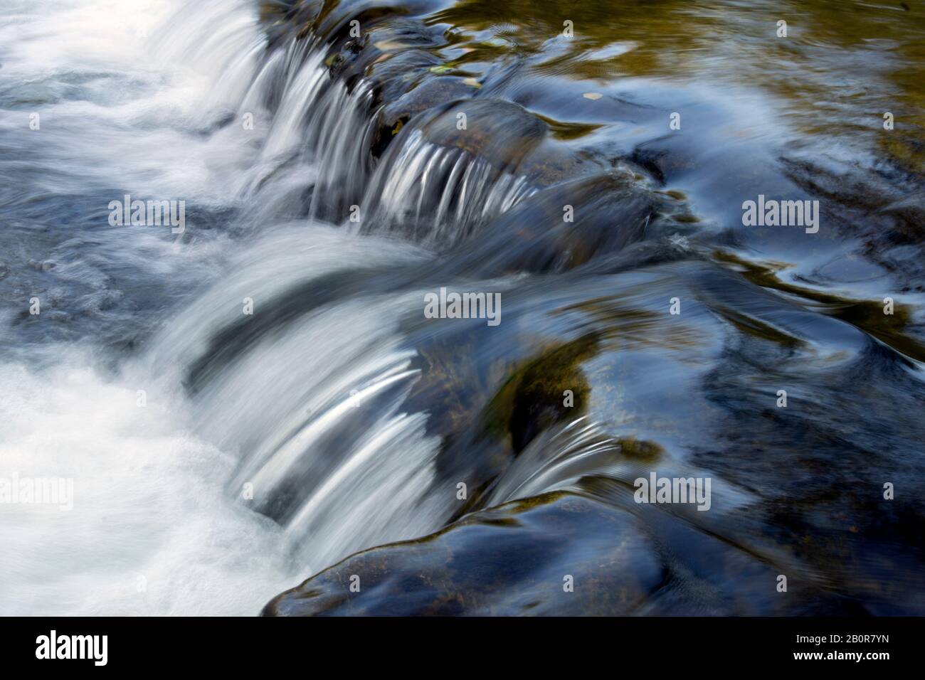 Wasserfall am Collins Creek, Heber Springs, Ozark National Forest Park, Arkansas, USA Stockfoto