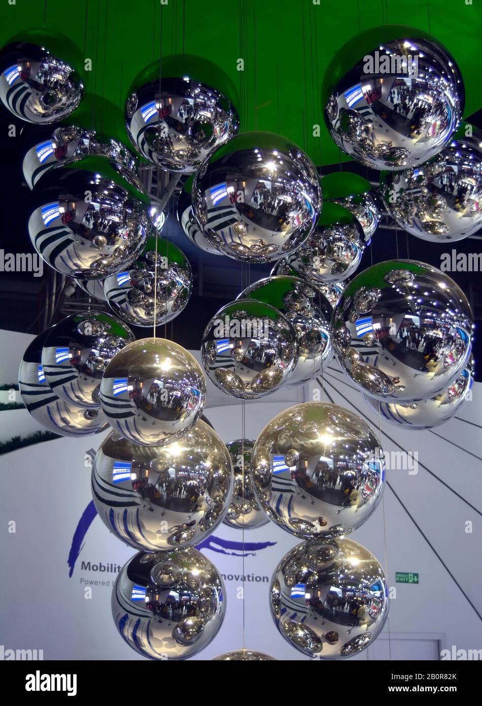 Zierstahlballon Stockfoto