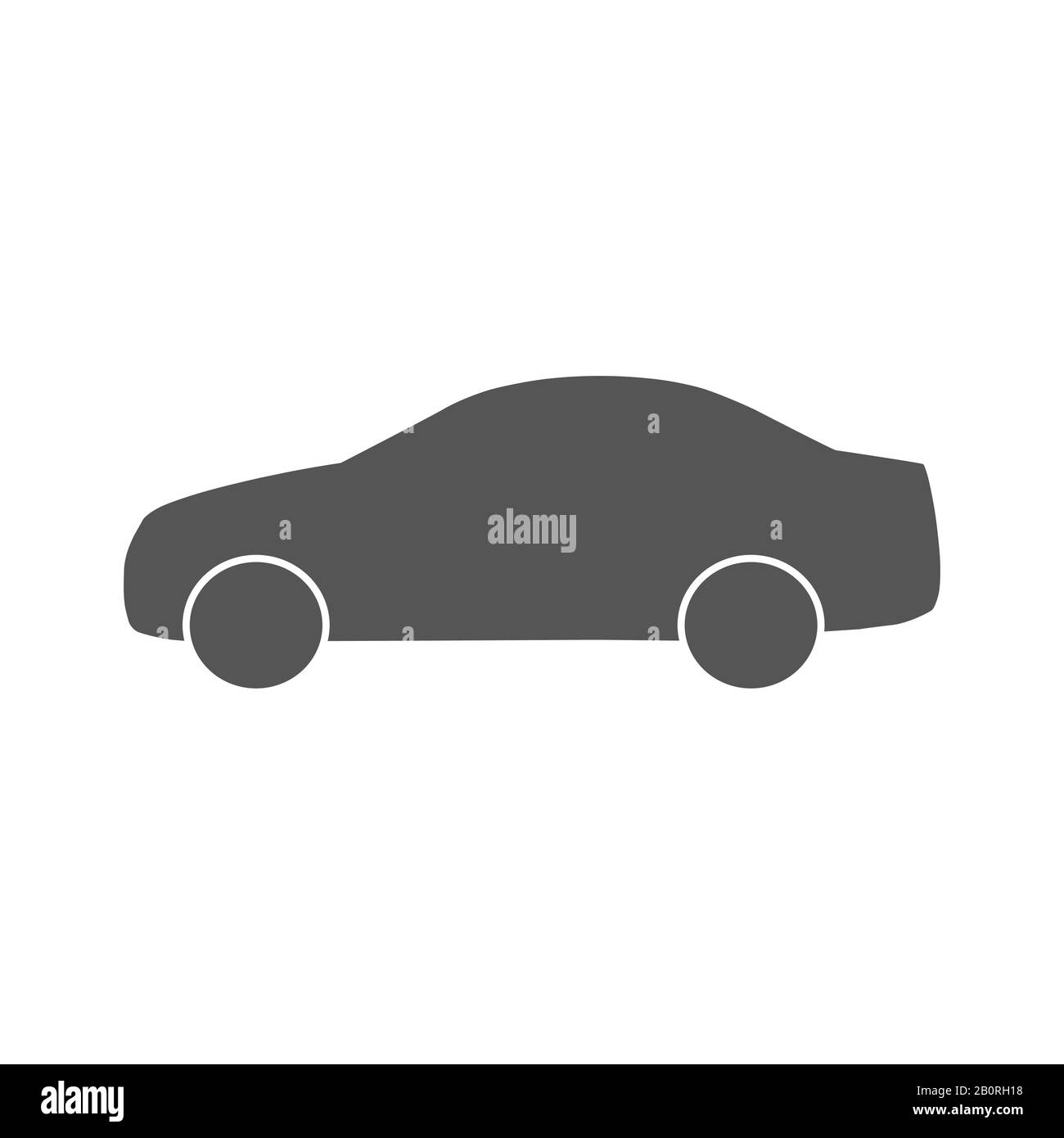 Autosymbol auf weißem Hintergrund isoliert. Vektorgrafiken. EPS 10 Stock Vektor