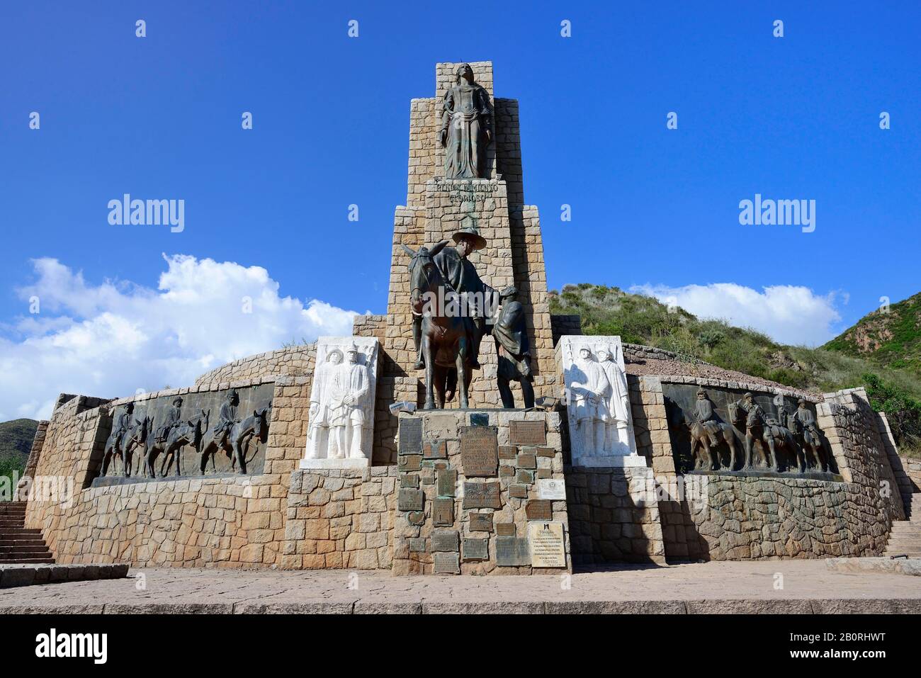 Monumento Retorno a la Patria, Denkmal des Freiheitskämpfers General Jose de San Martin, Manzano Historico, Provinz Mendoza, Argentinien Stockfoto