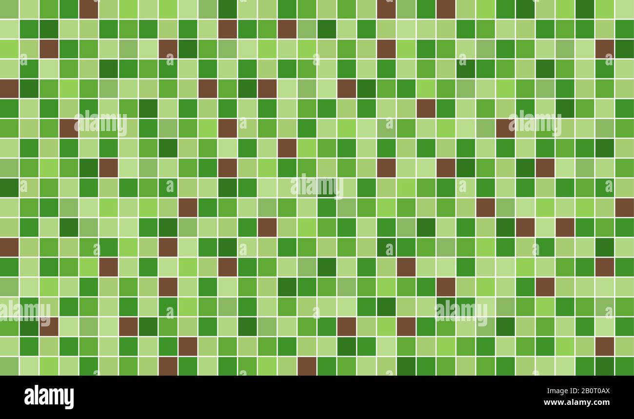Abstrakte quadratischen Pixeln Mosaik Hintergrund. Stock Vektor