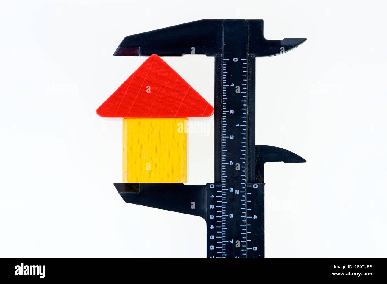 Haus in einem vernier Kalifen, Immobilienkrise, Ã-Oberösterreich Stockfoto