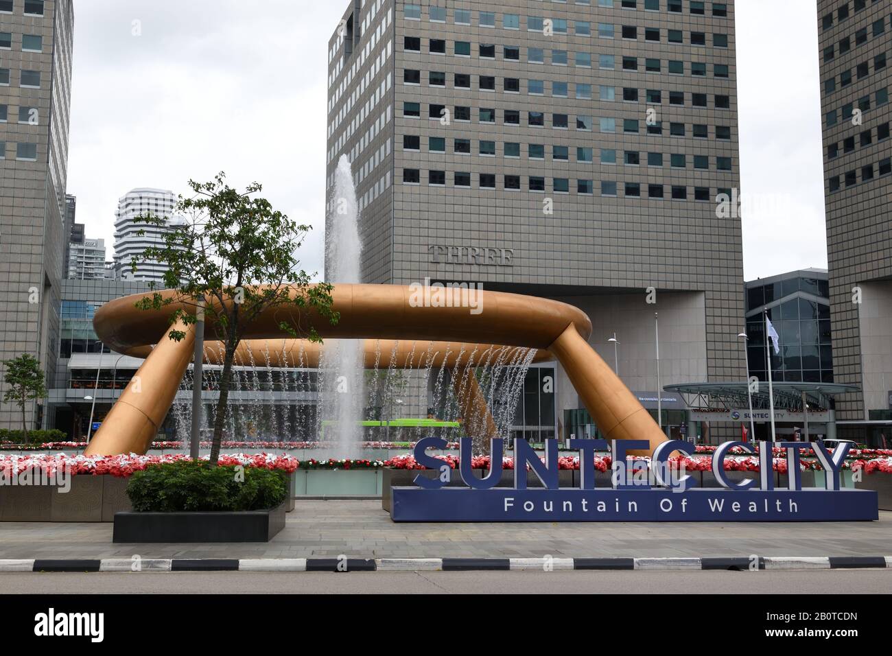 Suntec City, Fountain of Wealth in Singapur, Asien Stockfoto