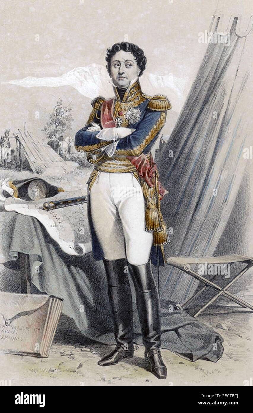 Jean-de-DIEU SOULT (1769-1851) französischer General und Staatsmann Stockfoto